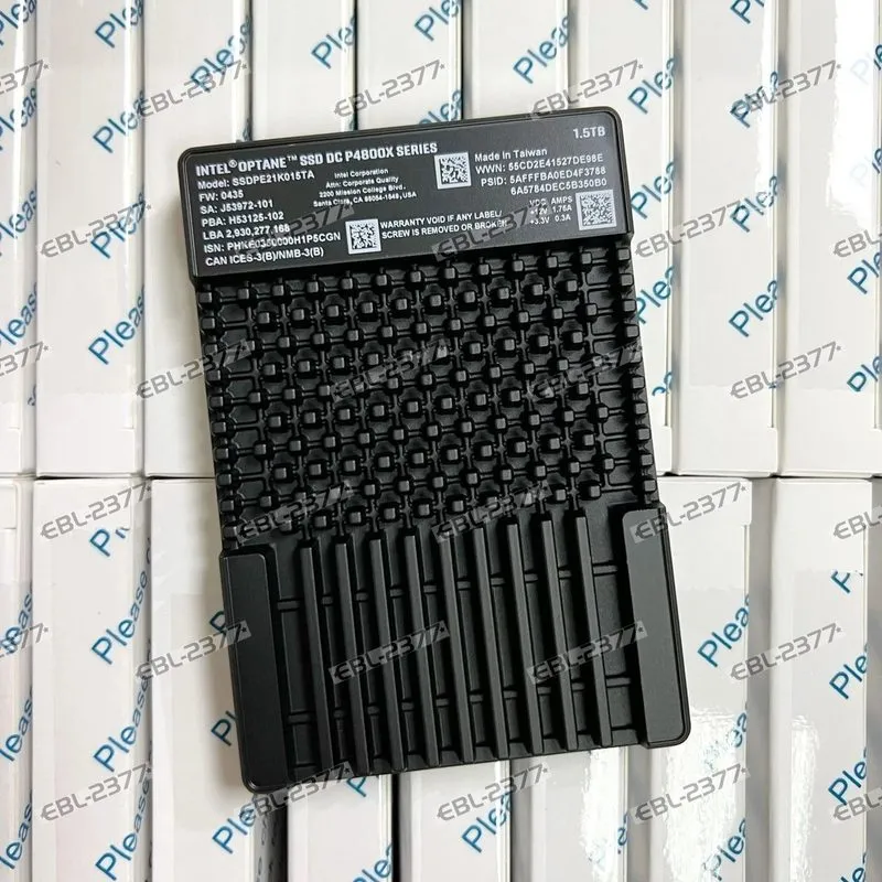 SSD-накопитель Intel Optane P4800x 1.5TB 2.5" 6Gb/s U.2 NVME PCIE SSDPE21K015TA