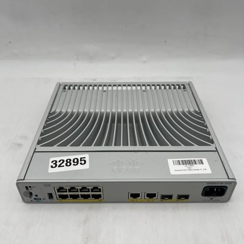 Коммутатор Cisco C9200CX-8P-2X2G-A 8 Port PoE 240W Compact Switch Network Advant — фото лота 1