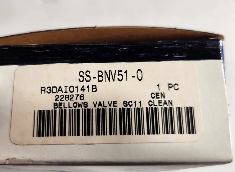 Клапан SWAGELOK SS-BNV51-0 BELLOWS SEALED VALVE, 170733