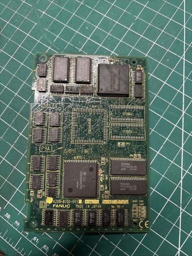 Плата ЧПУ Fanuc A20B-8200-001 Graphic Display Control Board — фото лота 2