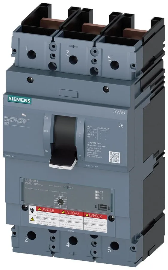 Автоматический выключатель 3VA63251MS310AA0 Siemens 3-Pole 250A Circuit Breaker