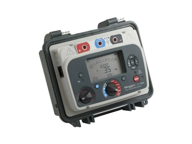 Тестер MEGGER S1-1068 10KV INSULATION TESTER W/ LEADS & CHARGER — фото лота 2