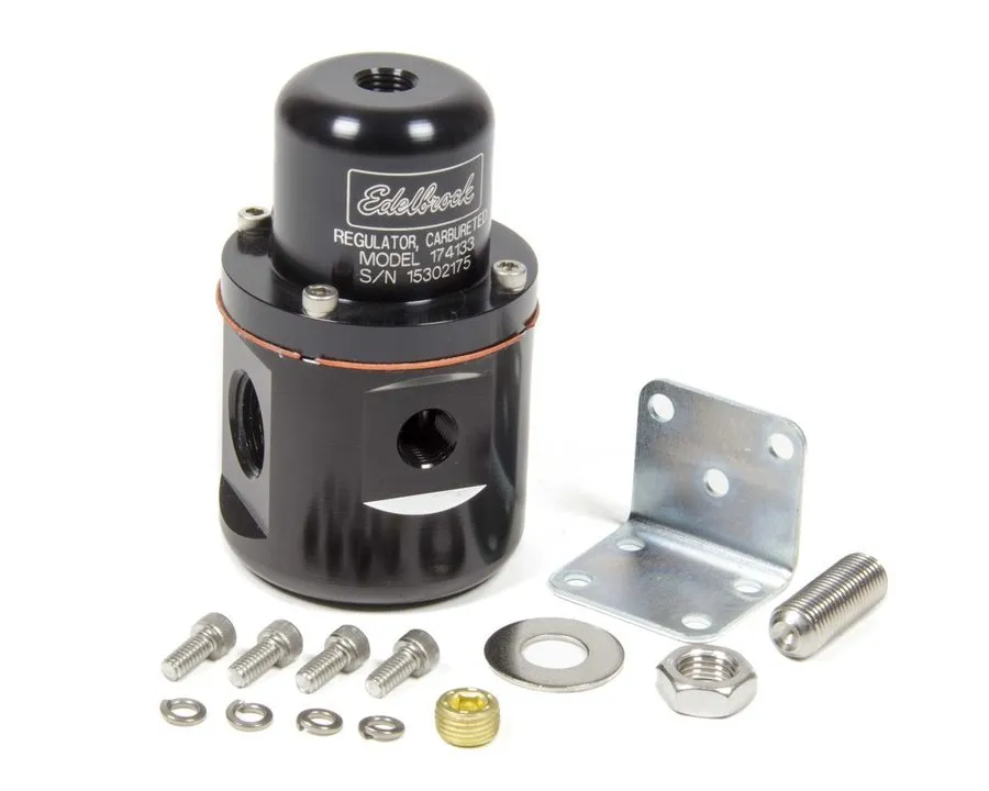 Трубопроводная арматура EDELBROCK Fuel Pressure Regulator Bypass Style 160GPH Bl