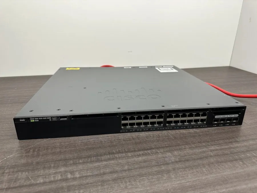 Коммутатор Cisco Catalyst 3650 24 Port PoE 4x1G Switch WS-C3650-24PS