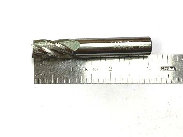 Режущий инструмент HTC Solid Carbide End Mill 1/2" USA Made 4 Flute 120-4500 — фото лота 2