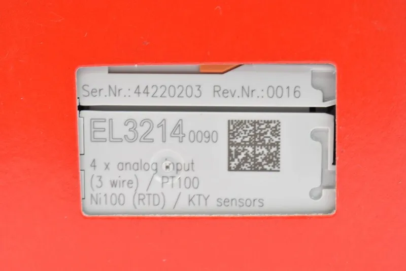Модуль ввода-вывода Beckhoff EtherCAT Terminal 4 Channel Analog Input 16 Bit EL3