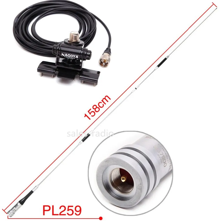Антенна Diamond SG7900 144/430MHz Dual Band Ham Radios Antenna RB-400 Base Clip