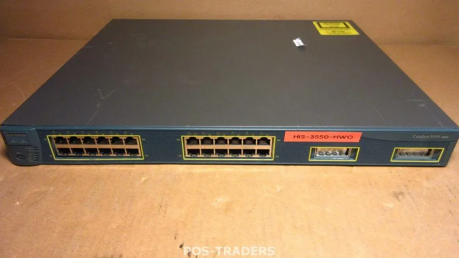 Коммутатор Cisco catalyst WS-C3550-24-SMI 24 ports network switch 90 Day's Real