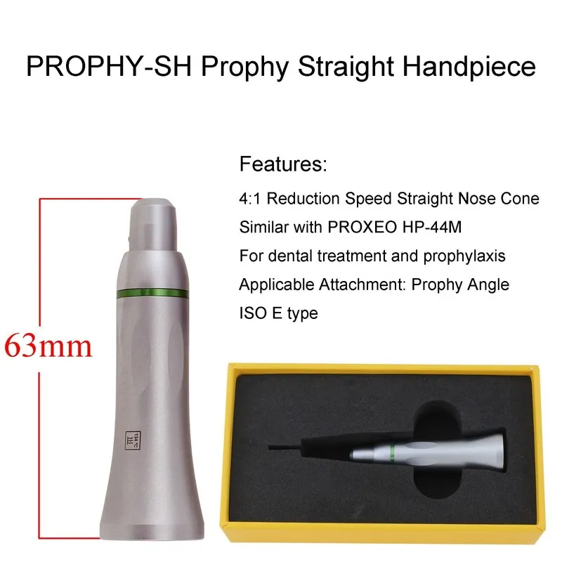 Стоматологический наконечник Dental Hygiene Prophy Handpiece Straight 4:1 Nose C — фото лота 1