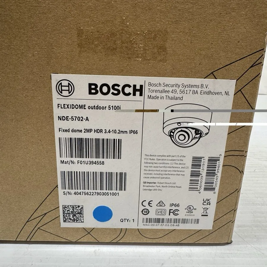 Камера Bosch FlexiDome Outdoor 5100i NDE-5702-A 2MP Fixed Dome Camera