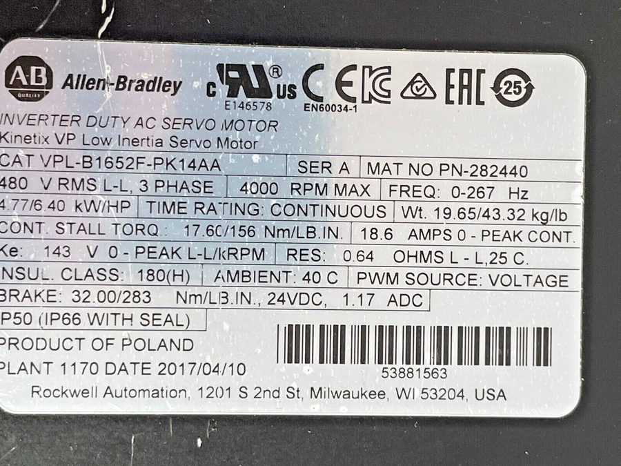 Фото лота VPL-B1652F-PK14AA от продавца №18713