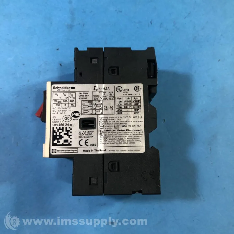 Автоматический выключатель Schneider Electric GV2ME10 Manual Motor Circuit Break