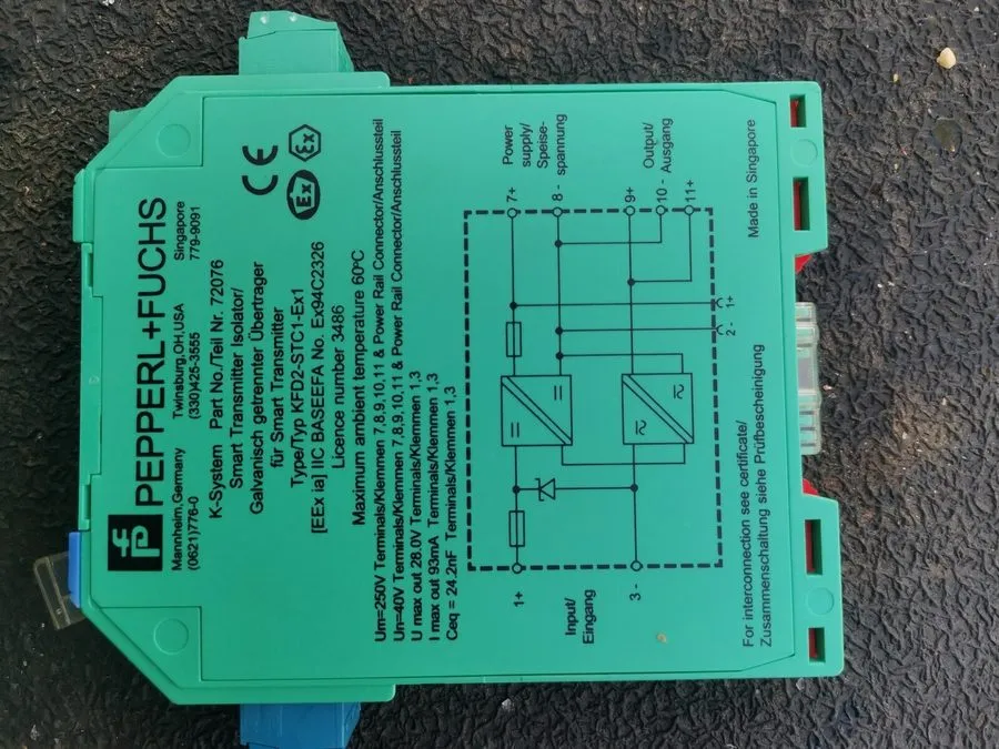Датчик KFD2-STC1-EX1 Pepperl+Fuchs Transmitter Isolator