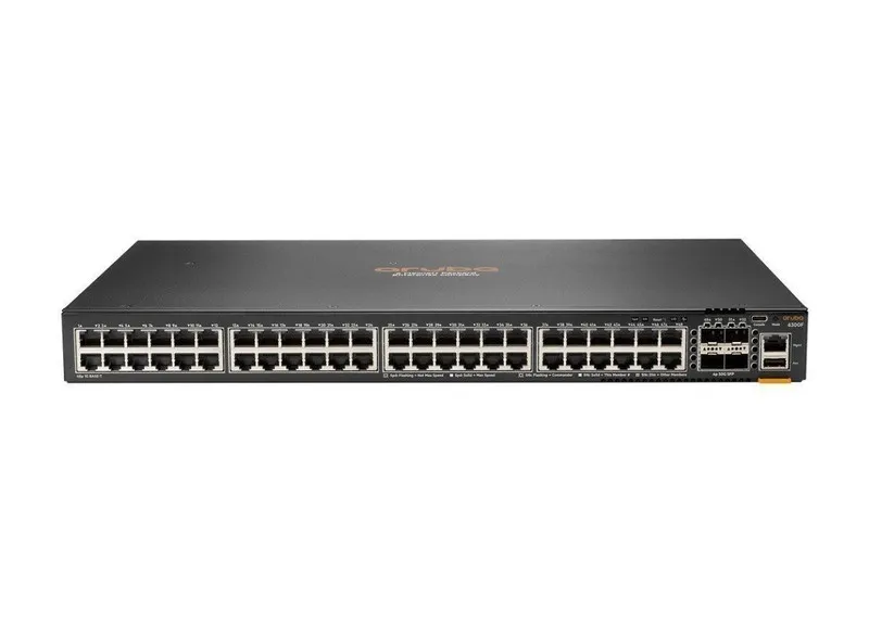 Коммутатор JL667A HPE Aruba 6300F 48-port 1GbE 4-port SFP56 Switch. HPE