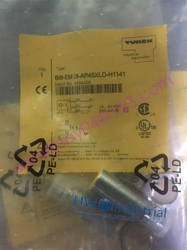 Датчик приближения 1/piece BI8-EM18-AP45XLD-H1141 Sensor TURCK Proximity Switch