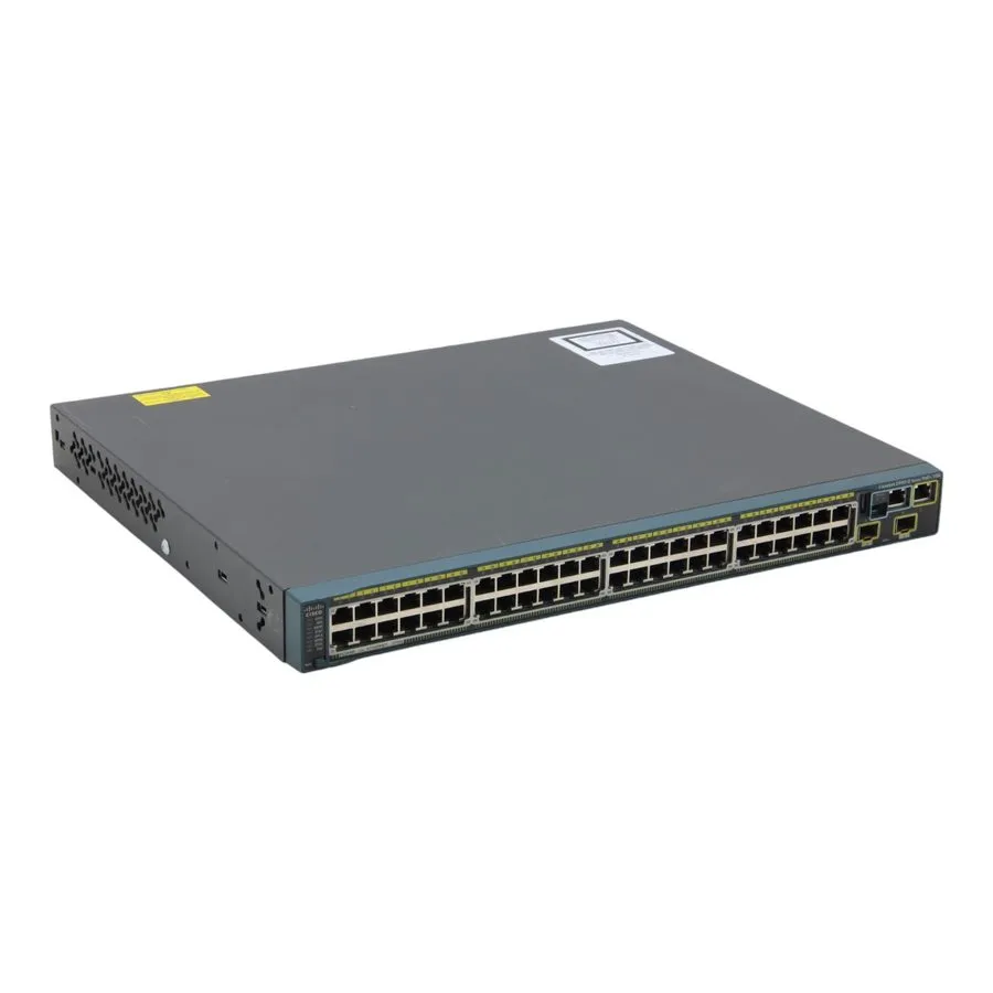 Коммутатор Cisco 2960S 48 Port Gigabit 370W PoE+ Switch, WS-C2960S-48LPD-L