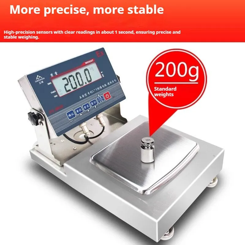 Весы Electronic Scale 30kg/1g Stainless Steel Industrial Platform Scale