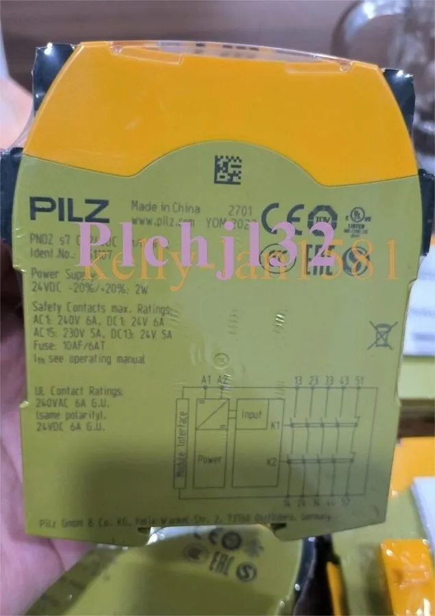 Реле безопасности PILZ Safety Relay PNOZ s7 24VDC 4n/o 1n/c 750107