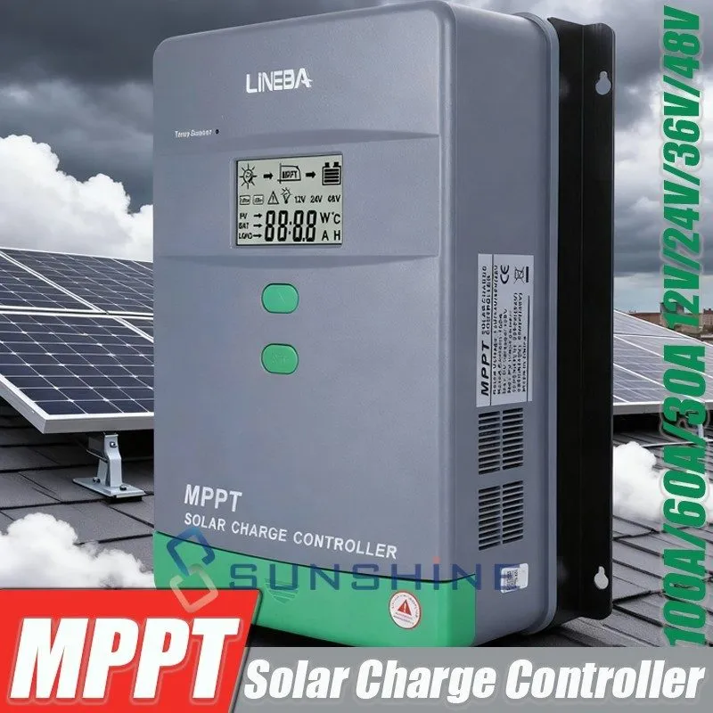 Аккумулятор 3120W 60A MPPT Solar Panel Regulator Charge Controller 12V/24V/36/48 — фото лота 2