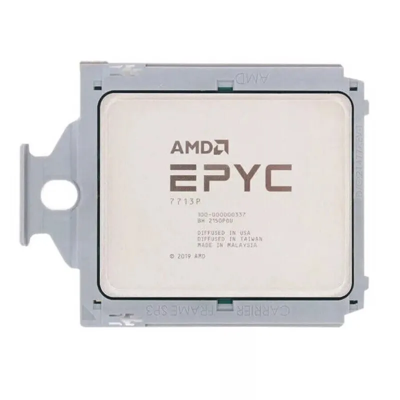 Процессор AMD EPYC 7713P CPU 64 Cores 128 Threads Up to 3.675GHz 225W SP3 Proces