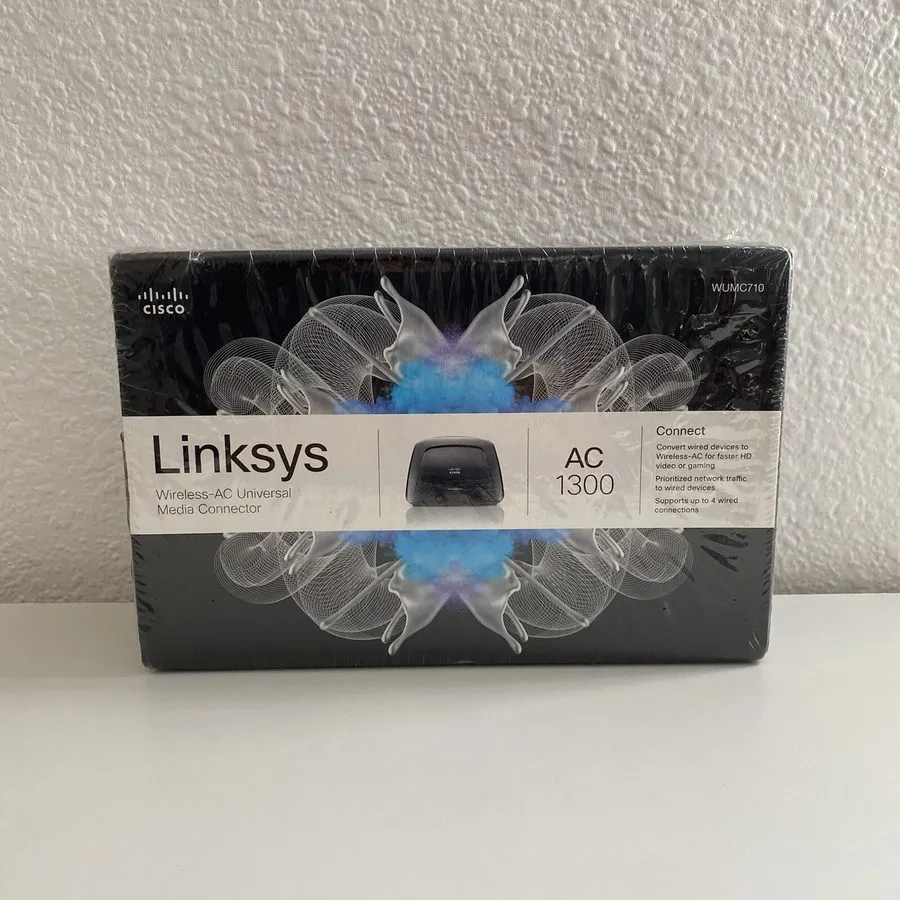 Маршрутизатор CISCO Linksys AC1300 Wireless-AC Universal Media Connector WUMC710
