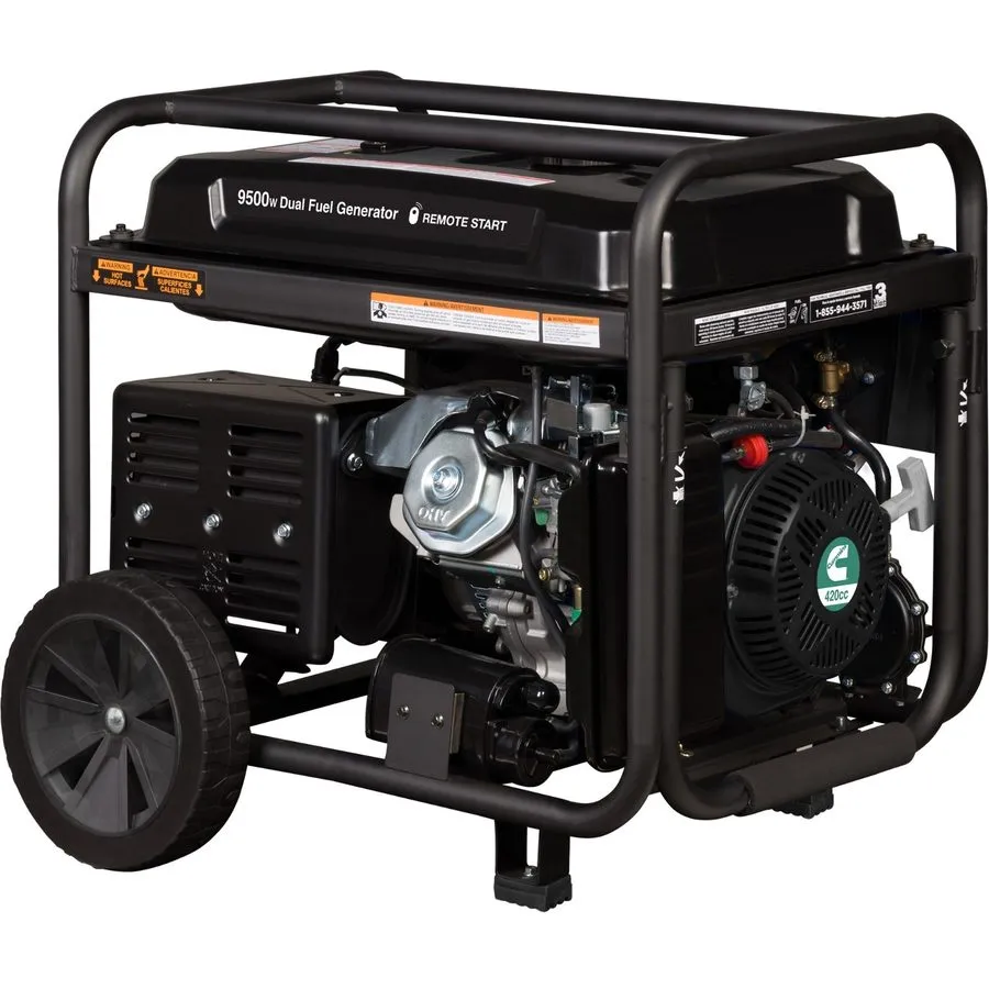 Генератор Cummins Onan P9500DF 9500 Watt Dual Fuel EFI Portable Generator Gas LP
