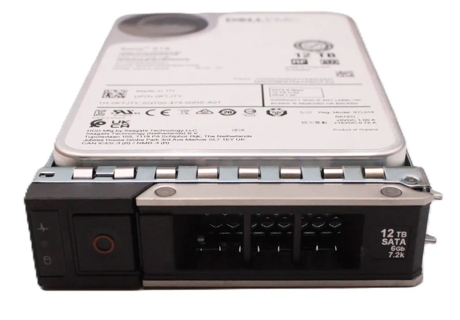 Жёсткий диск Dell/Seagate Exos X18 12TB ST12000NM002J 7.2K RPM SATA 6GB/s 3.5" E