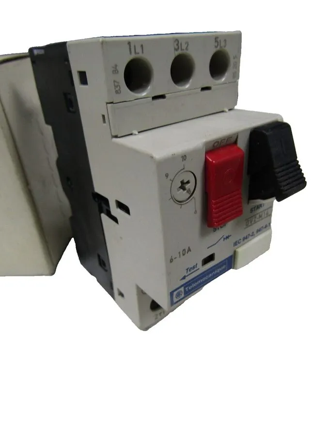 Автоматический выключатель TELEMECANIQUE 6-10 AMP MOTOR CIRCUIT BREAKER 3 POLE 6