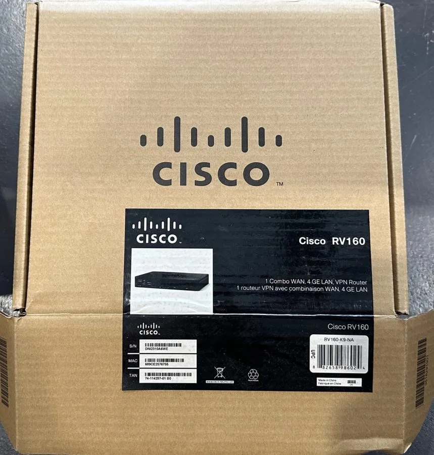 Маршрутизатор Cisco Systems Model RV160 VPN Router