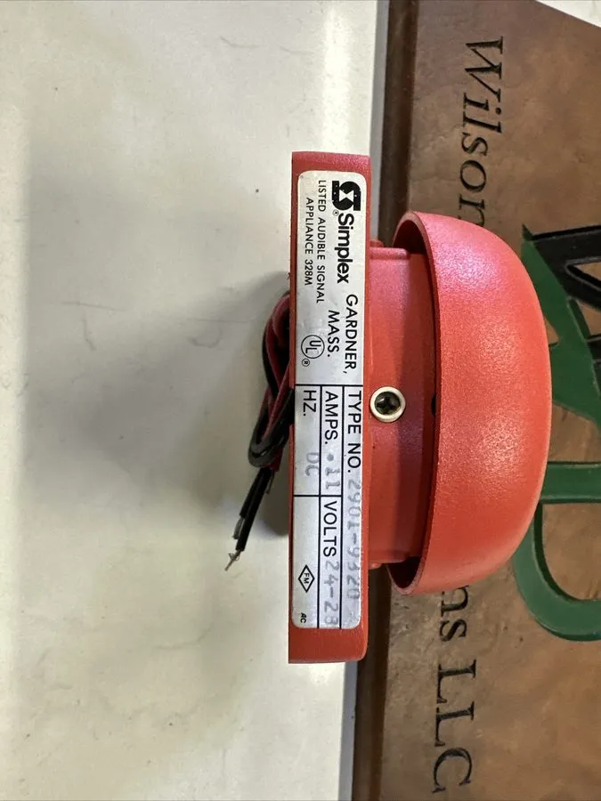Оборудование пожарной сигнализации Simplex Fire Alarm Bell 2901-9320 75DB .11A 2