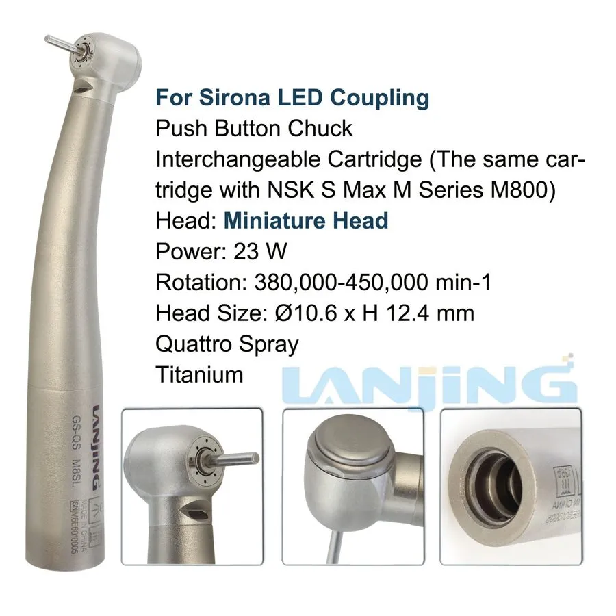 Стоматологический наконечник Dental High Speed Handpiece Fiber Optic Fit Sirona 