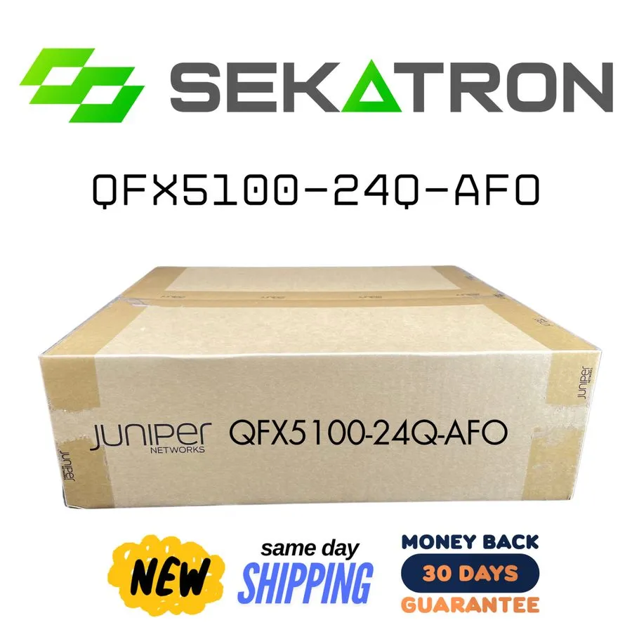 Коммутатор Juniper QFX5100-24Q-AFO 24 Port QSFP 40G Front to Back Airflow Networ