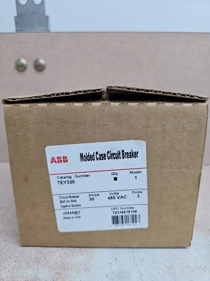 Автоматический выключатель GE TEY330 30A 3-Pole 480V Type TEY Circuit Breaker HA