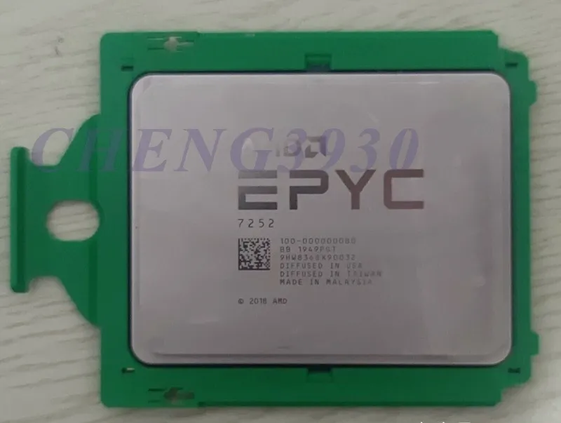 Сервер AMD epyc™ 7252 8内核16线程3.1GHz CPU处理器没有锁