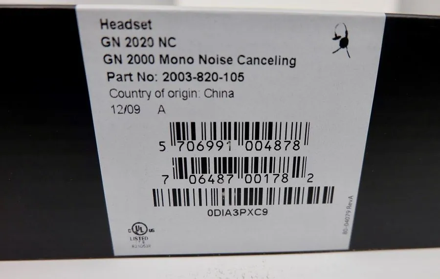 Jabra GN2000 corded phone headset w/Mono Noise Canceling