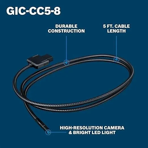 Камера Bosch Inspection Camera Cable GIC-CC5-8 5 Ft High-Res Slim Head IP67