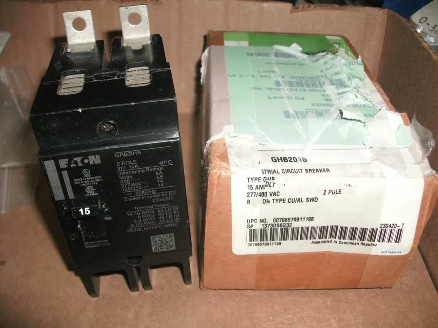 Автоматический выключатель Westinghouse GHB2015 Circuit Breaker 15 amp 2 pole 14
