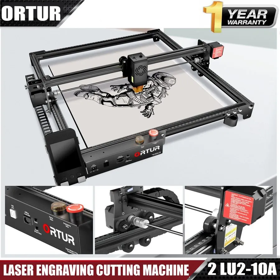 Лазерный гравёр ORTUR Laser Master 3 LE LU2-10A 10W Laser Engraver Engraving Cut
