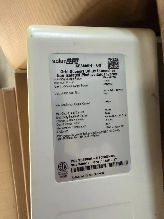 Инвертор SE3800H-US HD Wave
