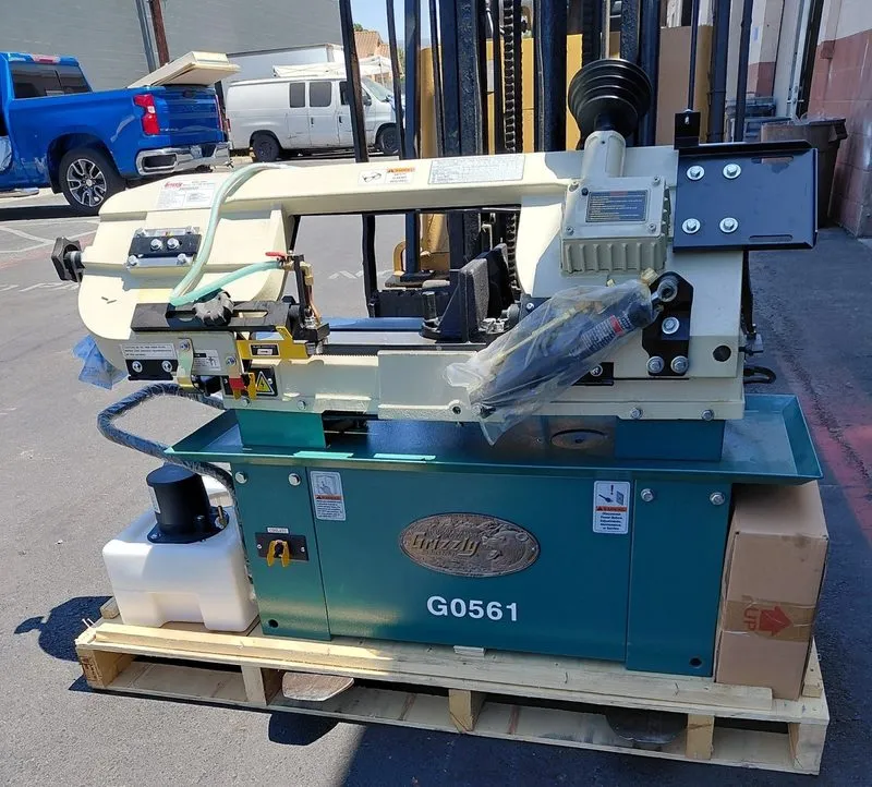 Оборудование ЧПУ Grizzly G0561 110V/220V 7 Inch x 12 Inch 1 HP Metal-Cutting Ban — фото лота 1