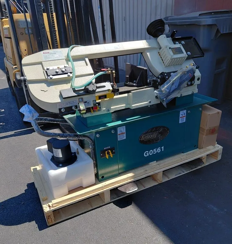 Оборудование ЧПУ Grizzly G0561 110V/220V 7 Inch x 12 Inch 1 HP Metal-Cutting Ban — фото лота 3