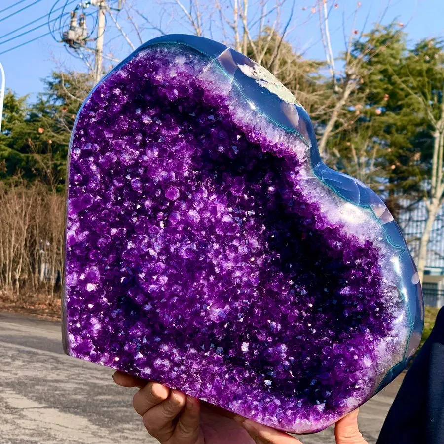 Лабораторный прибор 22.66LB TOP Natural Uruguay Amethyst geode quartz crystal co