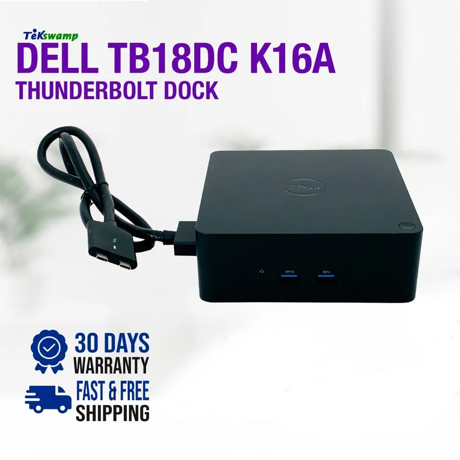 Док-станция Dell TB18DC Precision Dual USB-C Thunderbolt Docking Station w/ 240W