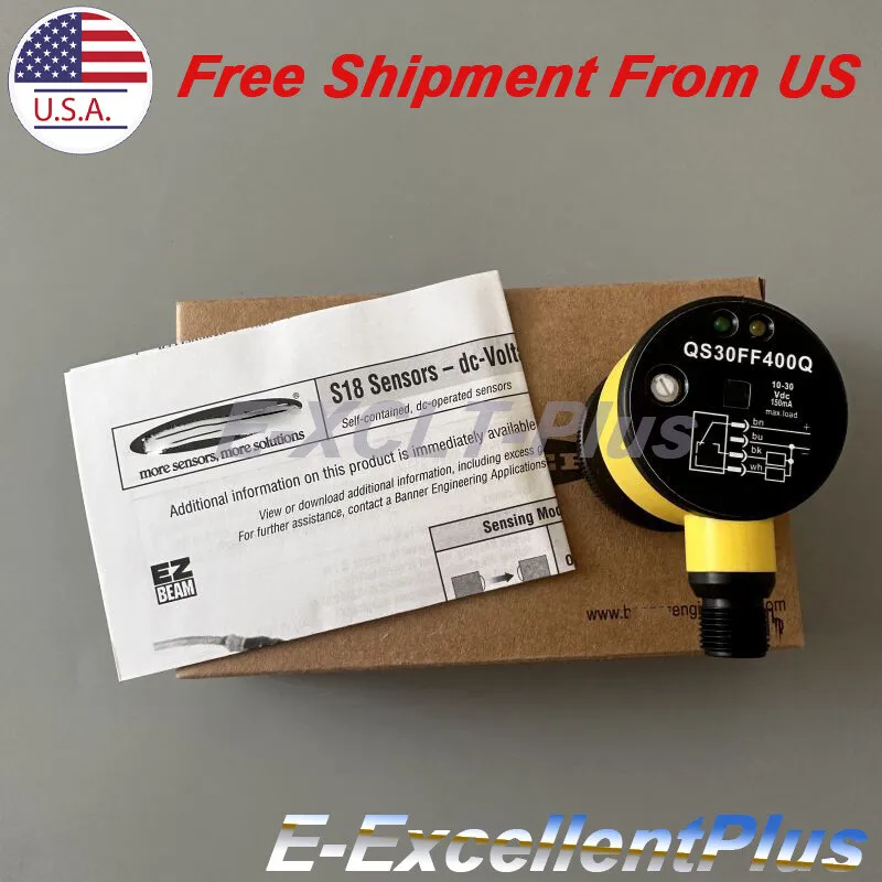 Фотоэлектрический датчик Banner QS30FF400Q Photoelectric switch sensor