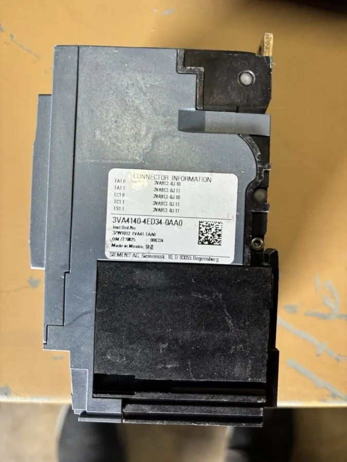 Автоматический выключатель Siemens 3VA4140-4ED34-0AA0 Circuit Breaker 40A 600Vac — фото лота 3