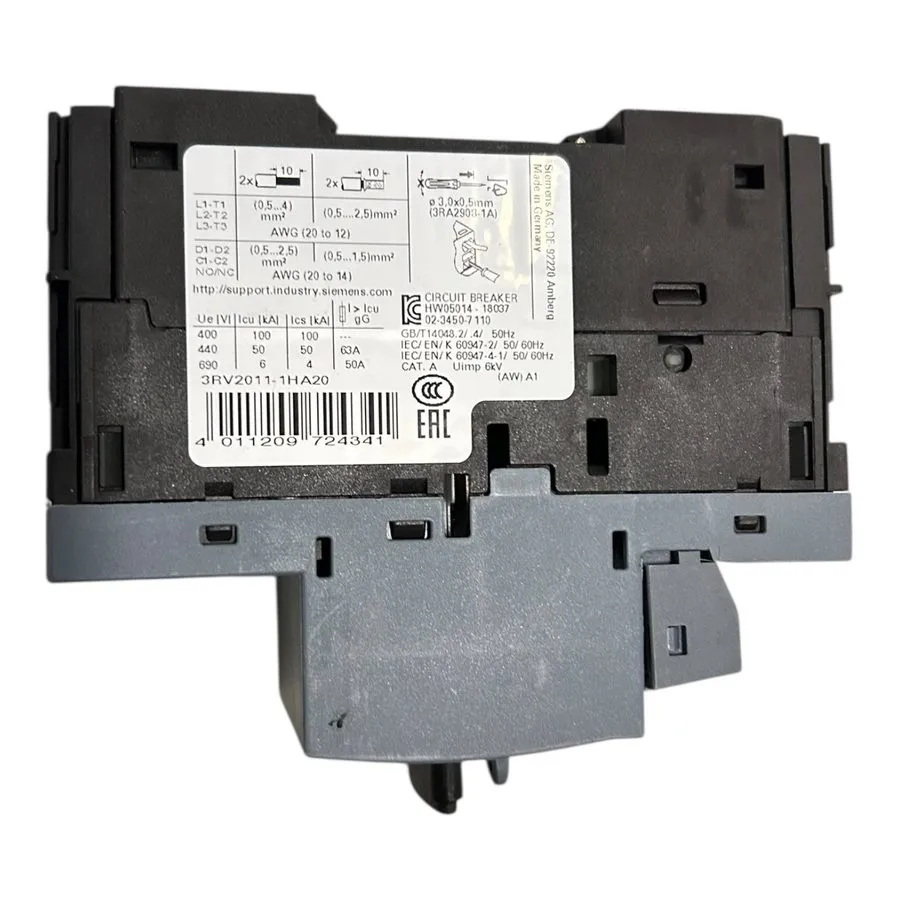 Автоматический выключатель Motor Protection Circuit Breaker 3RV2011-1HA20 5.5-8A