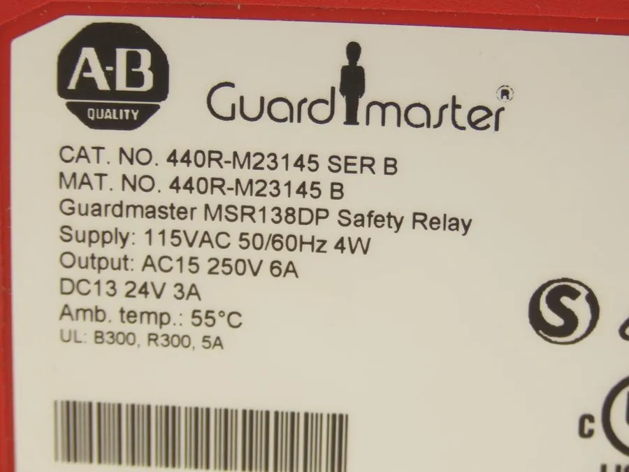 Реле безопасности Allen Bradley Guardmaster 440R-M23145 MSR138DP Series A 115VAC