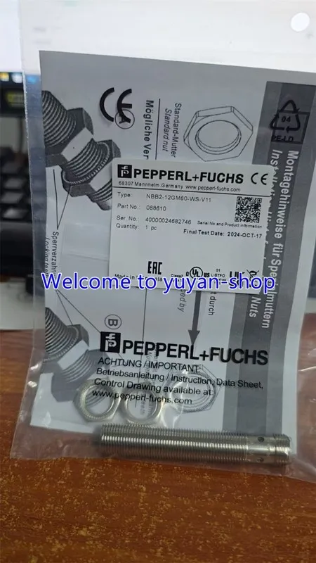 Датчик приближения Pepperl Fuchs NBB2-12GM60-WS-V11 088610 20-150 V AC Inductive