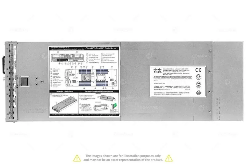 Сервер CISCO Blade Server UCS B200 M5-2SFF 2x Xeon Gold 6248 512GB RAM — фото лота 3