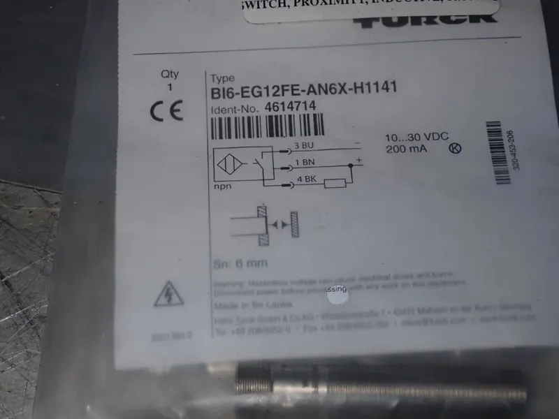 Датчик приближения replace для TURCK proximity switch sensor BI20R-Q14-AP6X2-H11